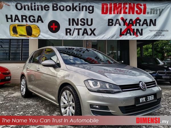 sell Volkswagen Golf 2013 1.4 CC for RM 59900.00 -- dimensi.my