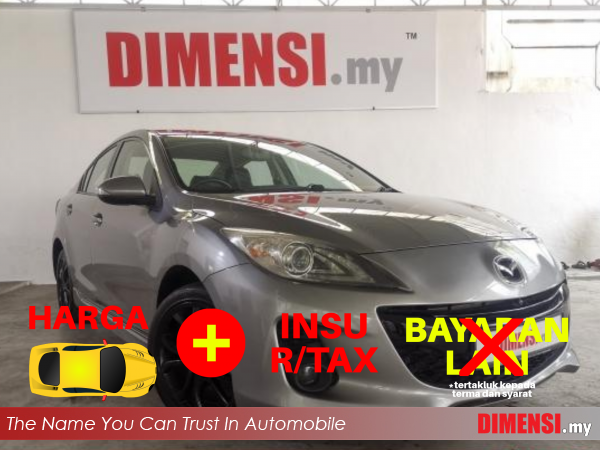 sell Mazda 3 2013 2.0 CC for RM 39890.00 -- dimensi.my