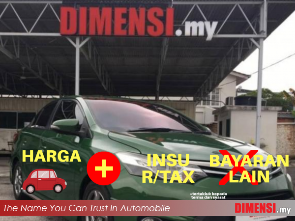 sell Toyota Vios 2013 1.5 CC for RM 51900.00 -- dimensi.my