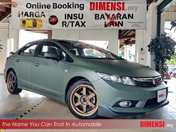 sell Honda Civic 2012 1.8 CC for RM 45890.00 -- dimensi.my