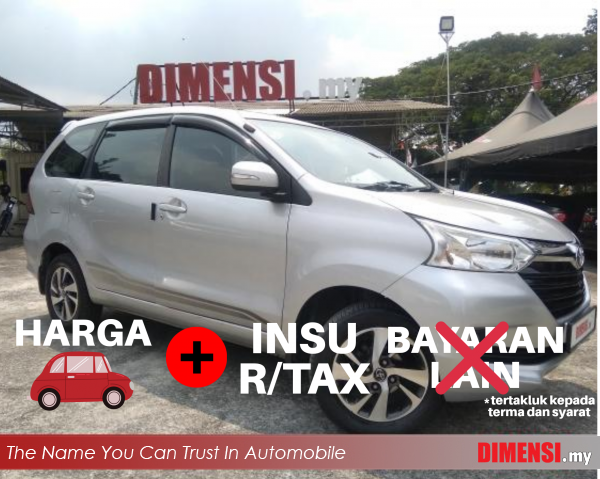 sell Toyota Avanza 2016 1.5 CC for RM 57880.00 -- dimensi.my