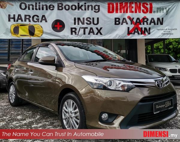 sell Toyota Vios 2014 1.5 CC for RM 50900.00 -- dimensi.my