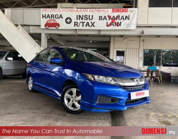 sell Honda City 2014 1.5 CC for RM 47800.00 -- dimensi.my