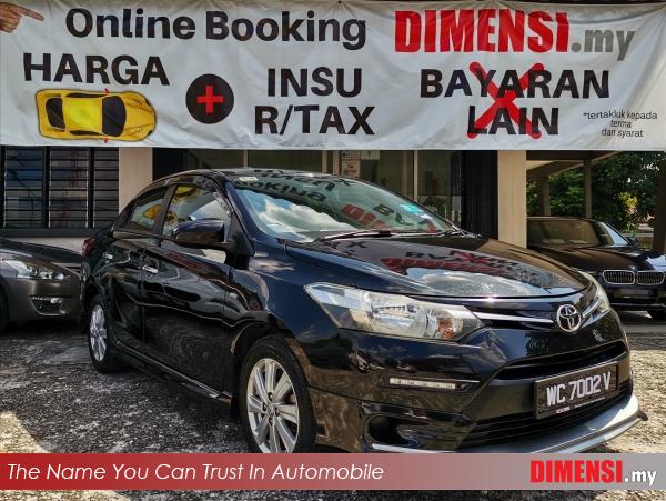 sell Toyota Vios 2016 1.5 CC for RM 51900.00 -- dimensi.my