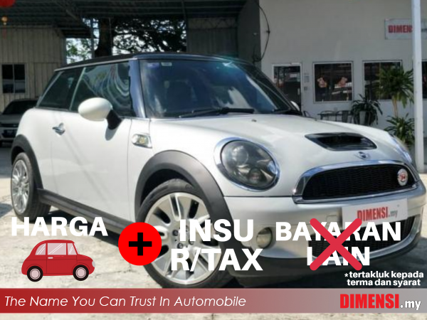 sell MINI Cooper S 2010 1.6 CC for RM 68880.00 -- dimensi.my