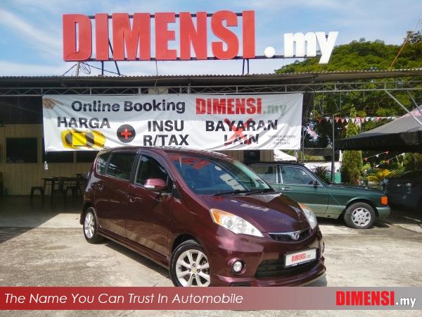 sell Perodua Alza 2010 1.5 CC for RM 26880.00 -- dimensi.my