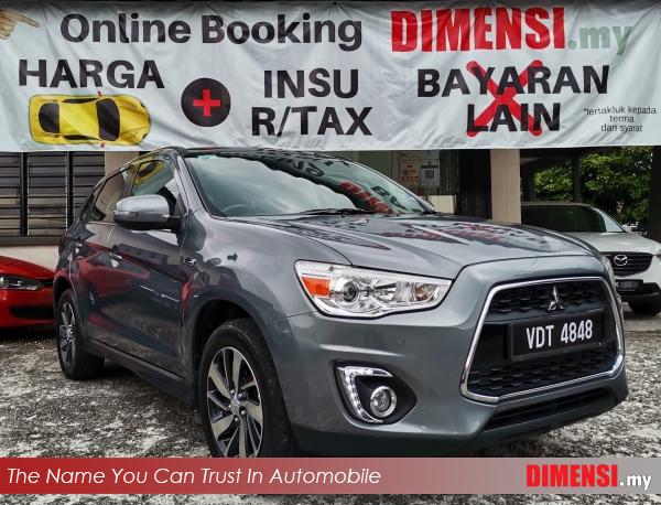 sell Mitsubishi ASX 2016 2.0 CC for RM 65900.00 -- dimensi.my