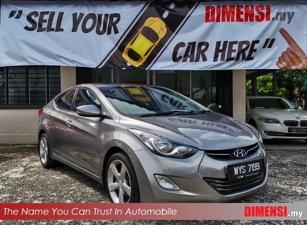 sell Hyundai Elantra 2013 1.8 CC for RM 37900.00 -- dimensi.my