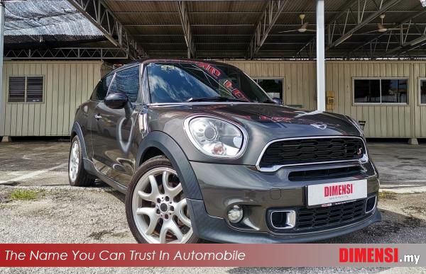 sell MINI Cooper S Paceman 2013 1.6 CC for RM 99900.00 -- dimensi.my