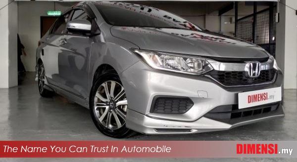 sell Honda City 2018 1.5 CC for RM 67870.00 -- dimensi.my