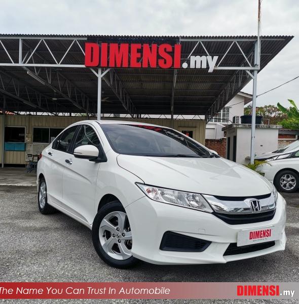 sell Honda City 2016 1.5 CC for RM 54900.00 -- dimensi.my