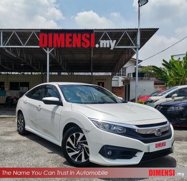 sell Honda Civic 2016 1.8 CC for RM 82900.00 -- dimensi.my