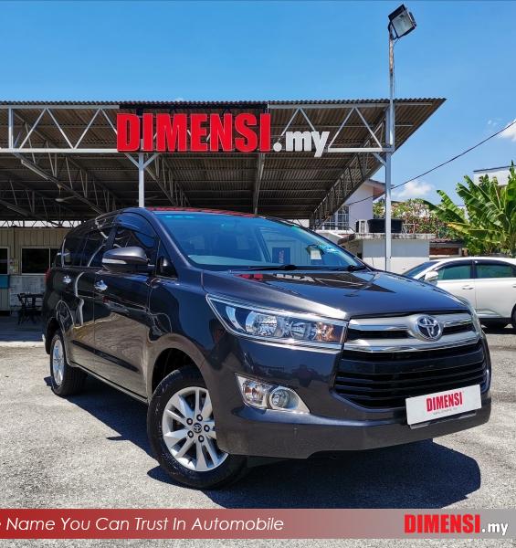 sell Toyota Innova 2017 2.0 CC for RM 83900.00 -- dimensi.my