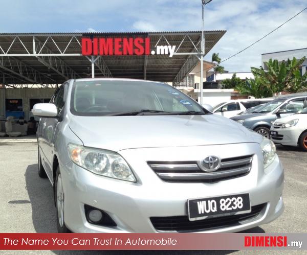 sell Toyota Altis 2010 1600 CC for RM 42900.00 -- dimensi.my