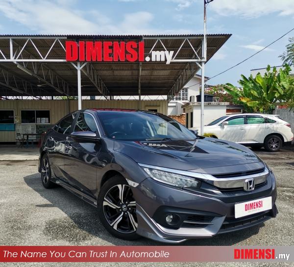 sell Honda Civic 2017 1.5 CC for RM 98900.00 -- dimensi.my