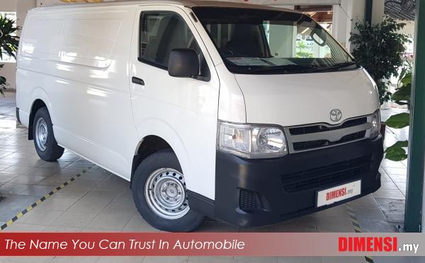 sell Toyota Hiace 2011 2.5 CC for RM 55890.00 -- dimensi.my