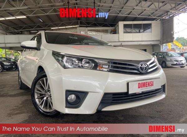 sell Toyota Altis 2014 1.8 CC for RM 57800.00 -- dimensi.my
