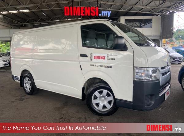 sell Toyota Hiace 2017 2.5 CC for RM 79800.00 -- dimensi.my