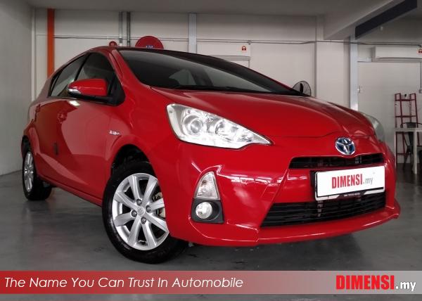 sell Toyota Prius c 2012 1.5 CC for RM 25870.00 -- dimensi.my