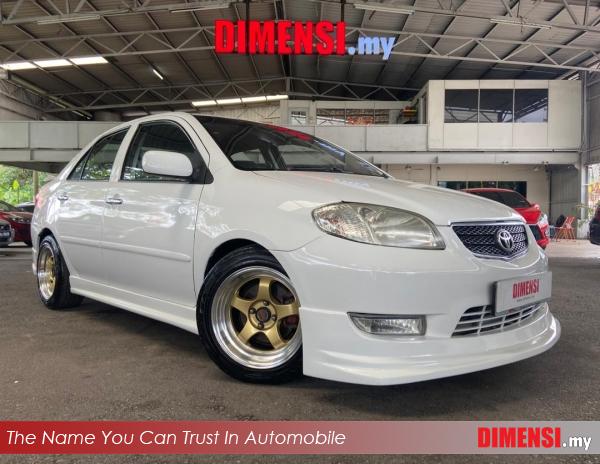 sell Toyota Vios 2005 1.5 CC for RM 22800.00 -- dimensi.my