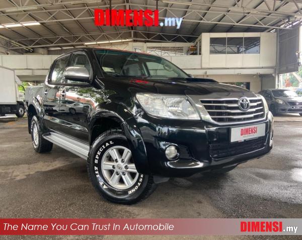 sell Toyota Hilux 2013 2.5 CC for RM 59800.00 -- dimensi.my