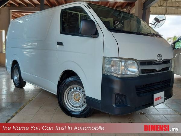 sell Toyota Hiace 2012 2.5 CC for RM 59890.00 -- dimensi.my