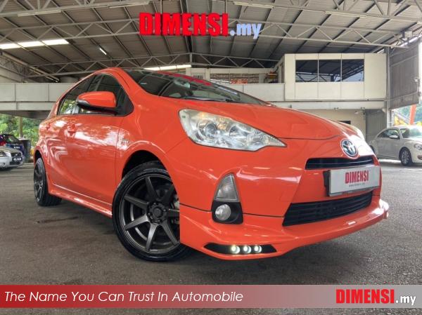 sell Toyota Prius c 2012 1.5 CC for RM 26800.00 -- dimensi.my