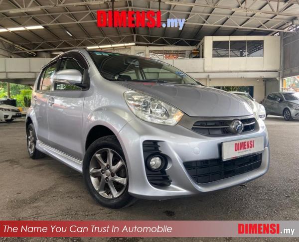 sell Perodua Myvi 2012 1.5 CC for RM 29800.00 -- dimensi.my