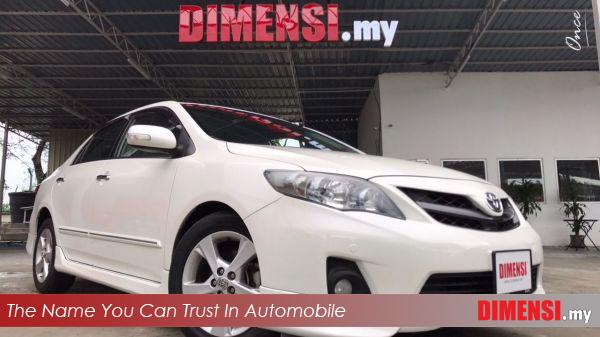 sell Toyota Altis 2010 2.0 CC for RM 57800.00 -- dimensi.my