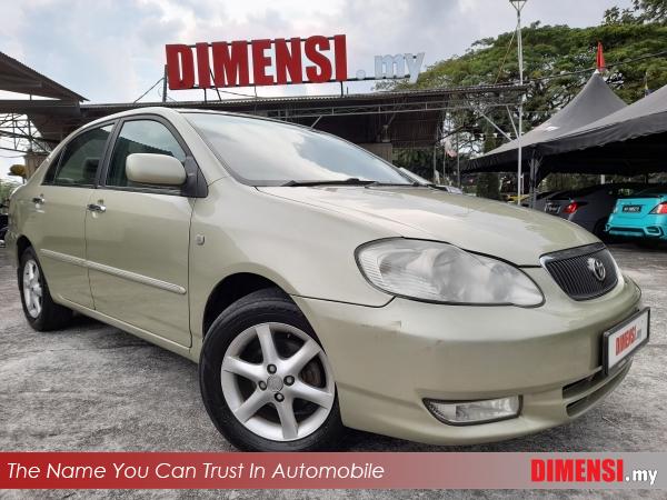 sell Toyota Altis 2003 1.8 CC for RM 14880.00 -- dimensi.my