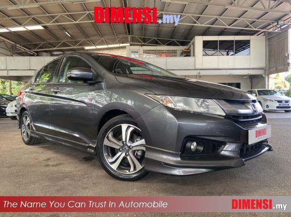 sell Honda City 2016 1.5 CC for RM 58800.00 -- dimensi.my