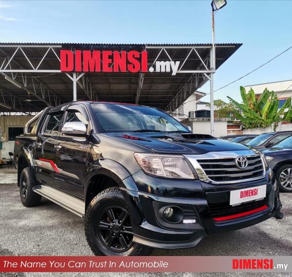 sell Toyota Hilux 2015 2.5 CC for RM 82900.00 -- dimensi.my
