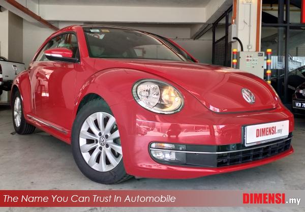 sell Volkswagen Beetle 2013 1.2 CC for RM 67890.00 -- dimensi.my