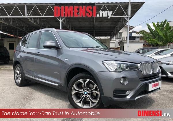 sell BMW X3 2015 2.0 CC for RM 109900.00 -- dimensi.my