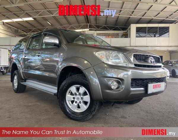 sell Toyota Hilux 2009 2.5 CC for RM 53800.00 -- dimensi.my