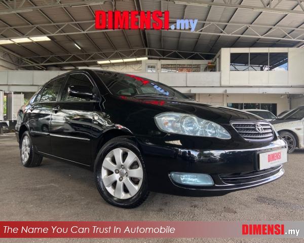 sell Toyota Altis 2006 1.6 CC for RM 23800.00 -- dimensi.my
