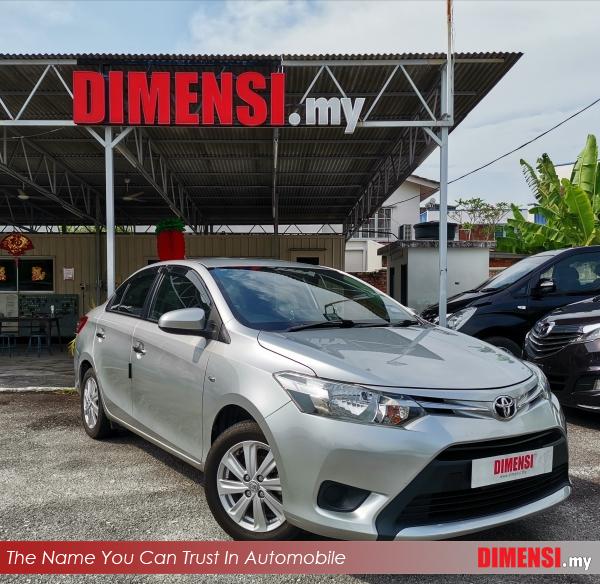 sell Toyota Vios 2015 1.5 CC for RM 49900.00 -- dimensi.my