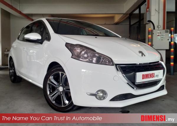 sell Peugeot 208 2014 1.6 CC for RM 25890.00 -- dimensi.my