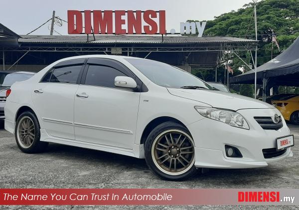 sell Toyota Altis 2008 1.8 CC for RM 27880.00 -- dimensi.my