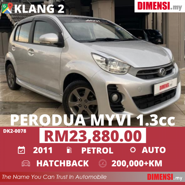 sell Perodua Myvi 2011 1.3 CC for RM 23880.00 -- dimensi.my