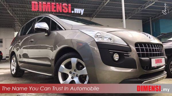 sell Peugeot 3008 2012 1.6 CC for RM 39800.00 -- dimensi.my