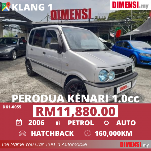 sell Perodua Kenari 2006 1.0 CC for RM 11880.00 -- dimensi.my