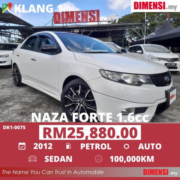 sell Naza Forte 2012 1.6 CC for RM 25880.00 -- dimensi.my