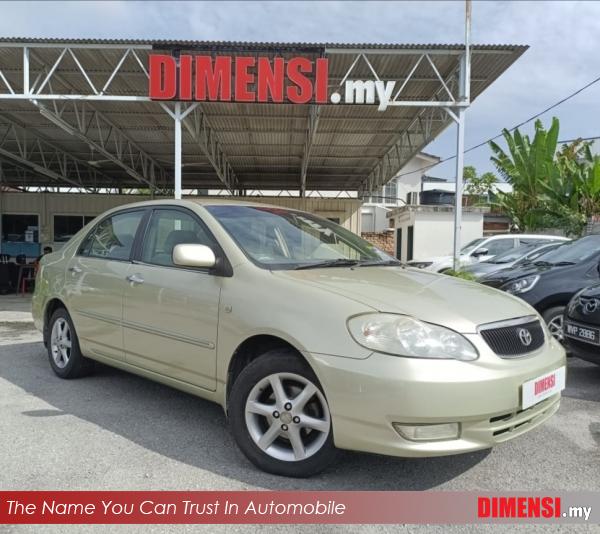 sell Toyota Altis 2001 1.8 CC for RM 17980.00 -- dimensi.my