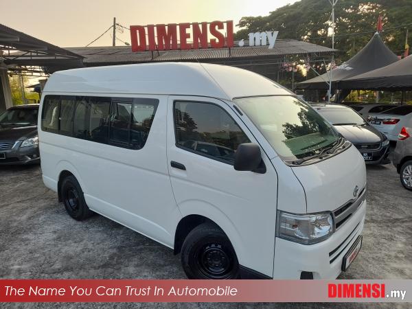 sell Toyota Hiace 2011 2.7 CC for RM 65980.00 -- dimensi.my