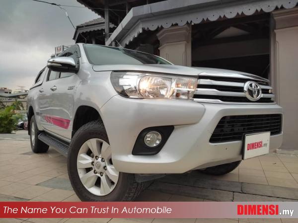 sell Toyota Hilux 2016 2.4 CC for RM 84980.00 -- dimensi.my