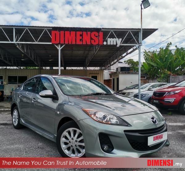 sell Mazda 3 2013 1.6 CC for RM 36980.00 -- dimensi.my