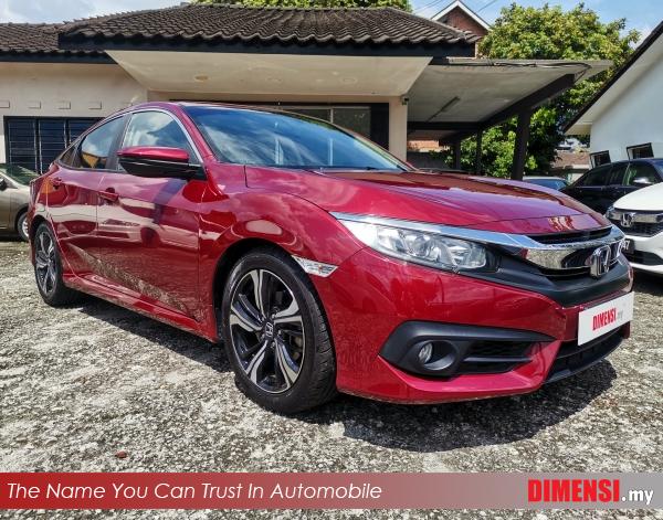 sell Honda Civic 2016 1.5 CC for RM 88900.00 -- dimensi.my