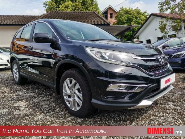 sell Honda CR-V 2016 2.0 CC for RM 79980.00 -- dimensi.my