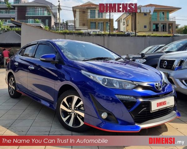 sell Toyota Vios 2019 1.5 CC for RM 69980.00 -- dimensi.my